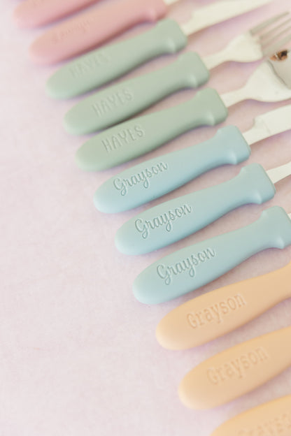 Personalized Toddler Utensils (set of 3)