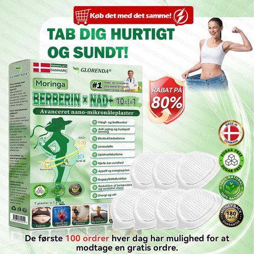 𝐎𝐟𝐟𝐢𝐜𝐢𝐞𝐥 𝐛𝐮𝐭𝐢𝐤 | 𝐆𝐋𝐎𝐑𝐄𝐍𝐃𝐀® 𝐌𝐨𝐫𝐢𝐧𝐠𝐚 · 𝐁𝐞𝐫𝐛𝐞𝐫𝐢𝐧𝐞 × 𝐍𝐀𝐃+ 𝟏𝟎-𝐢-𝟏 𝐀𝐯𝐚𝐧𝐜𝐞𝐫𝐞𝐭 𝐍𝐚𝐧𝐨-𝐦𝐢𝐤𝐫𝐨𝐧å𝐥𝐩𝐥𝐚𝐬𝐭𝐞𝐫 (𝐊𝐮𝐧 é𝐧 𝐠𝐚𝐧𝐠 𝐝𝐚𝐠𝐥𝐢𝐠𝐭 – 𝐬𝐲𝐧𝐥𝐢𝐠𝐞 𝐟𝐨𝐫𝐚𝐧𝐝𝐫𝐢𝐧𝐠𝐞𝐫 𝐩å 𝟕 𝐝𝐚𝐠𝐞) 𝐓𝐢𝐥 𝐬𝐭ø𝐭𝐭𝐞 𝐯𝐞𝐝 𝐨𝐯𝐞𝐫𝐯æ𝐠𝐭, 𝐥ø𝐬 𝐡𝐮𝐝, 𝐝𝐢𝐚𝐛𝐞𝐭𝐞𝐬, 𝐬ø𝐯𝐧𝐚𝐩𝐧ø, 𝐥𝐞𝐝𝐩𝐫𝐨𝐛𝐥𝐞𝐦𝐞𝐫 𝐨𝐠 𝐦𝐞𝐠𝐞𝐭 𝐦𝐞𝐫𝐞