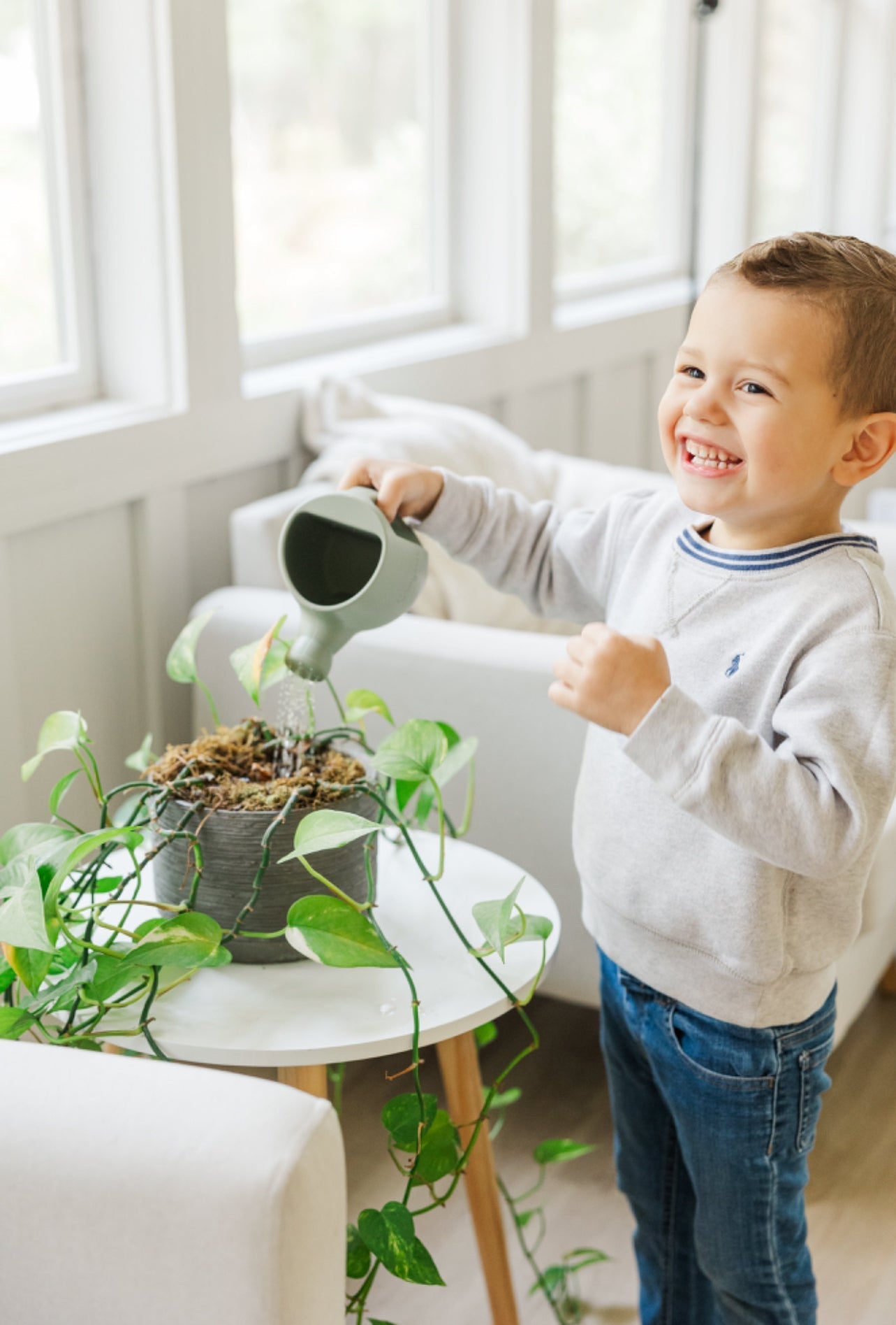 Personalized Silicone Gardering Can and Rake Toy