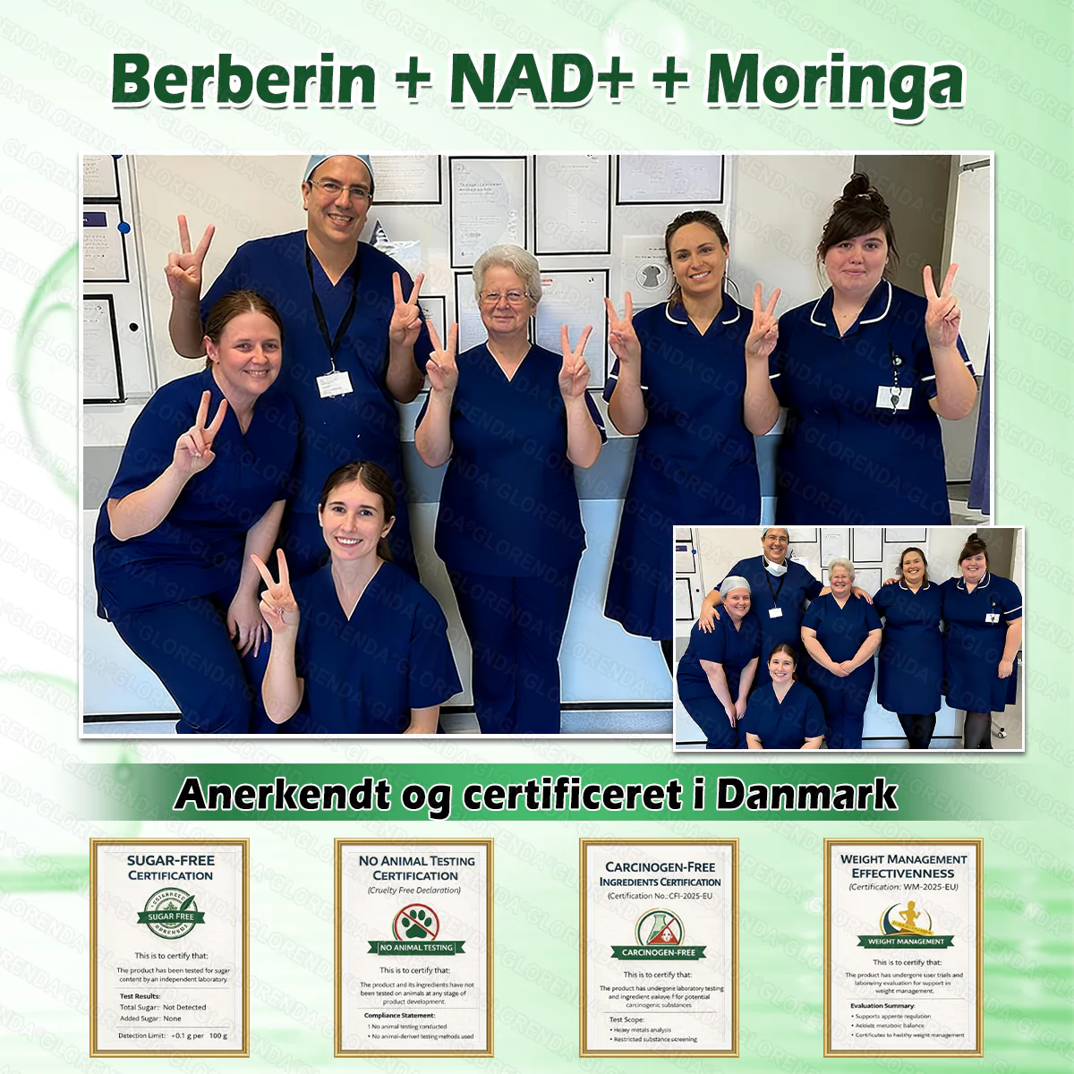 𝐎𝐟𝐟𝐢𝐜𝐢𝐞𝐥 𝐛𝐮𝐭𝐢𝐤 | 𝐆𝐋𝐎𝐑𝐄𝐍𝐃𝐀® 𝐌𝐨𝐫𝐢𝐧𝐠𝐚 · 𝐁𝐞𝐫𝐛𝐞𝐫𝐢𝐧𝐞 × 𝐍𝐀𝐃+ 𝟏𝟎-𝐢-𝟏 𝐀𝐯𝐚𝐧𝐜𝐞𝐫𝐞𝐭 𝐍𝐚𝐧𝐨-𝐦𝐢𝐤𝐫𝐨𝐧å𝐥𝐩𝐥𝐚𝐬𝐭𝐞𝐫 (𝐊𝐮𝐧 é𝐧 𝐠𝐚𝐧𝐠 𝐝𝐚𝐠𝐥𝐢𝐠𝐭 – 𝐬𝐲𝐧𝐥𝐢𝐠𝐞 𝐟𝐨𝐫𝐚𝐧𝐝𝐫𝐢𝐧𝐠𝐞𝐫 𝐩å 𝟕 𝐝𝐚𝐠𝐞) 𝐓𝐢𝐥 𝐬𝐭ø𝐭𝐭𝐞 𝐯𝐞𝐝 𝐨𝐯𝐞𝐫𝐯æ𝐠𝐭, 𝐥ø𝐬 𝐡𝐮𝐝, 𝐝𝐢𝐚𝐛𝐞𝐭𝐞𝐬, 𝐬ø𝐯𝐧𝐚𝐩𝐧ø, 𝐥𝐞𝐝𝐩𝐫𝐨𝐛𝐥𝐞𝐦𝐞𝐫 𝐨𝐠 𝐦𝐞𝐠𝐞𝐭 𝐦𝐞𝐫𝐞